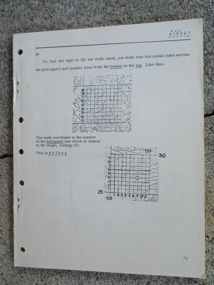 USMC Quantico training booklet, Introduction to map reading