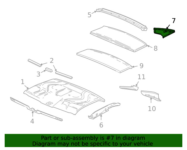 Genuine GM Side Trim Panel 88956987