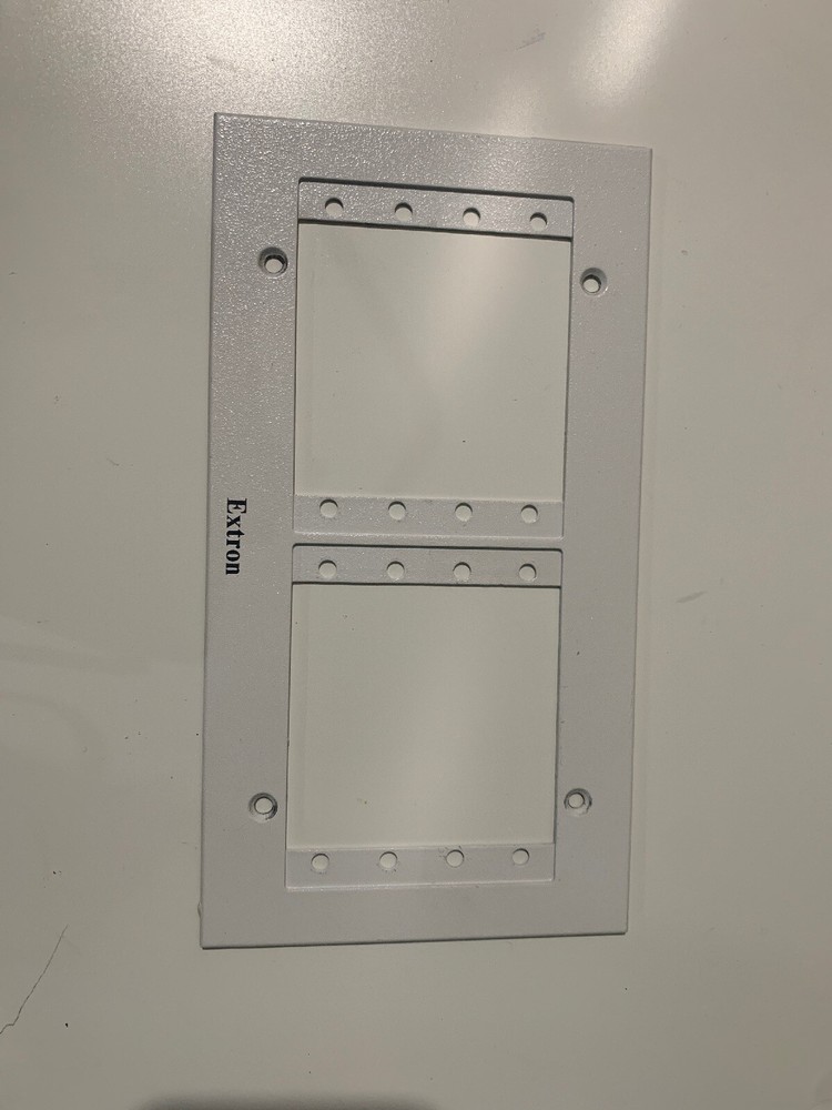 Extron Electronics #AAP 104 – Four-Gang Size Mounting Frame #60-301-03 – WHITE