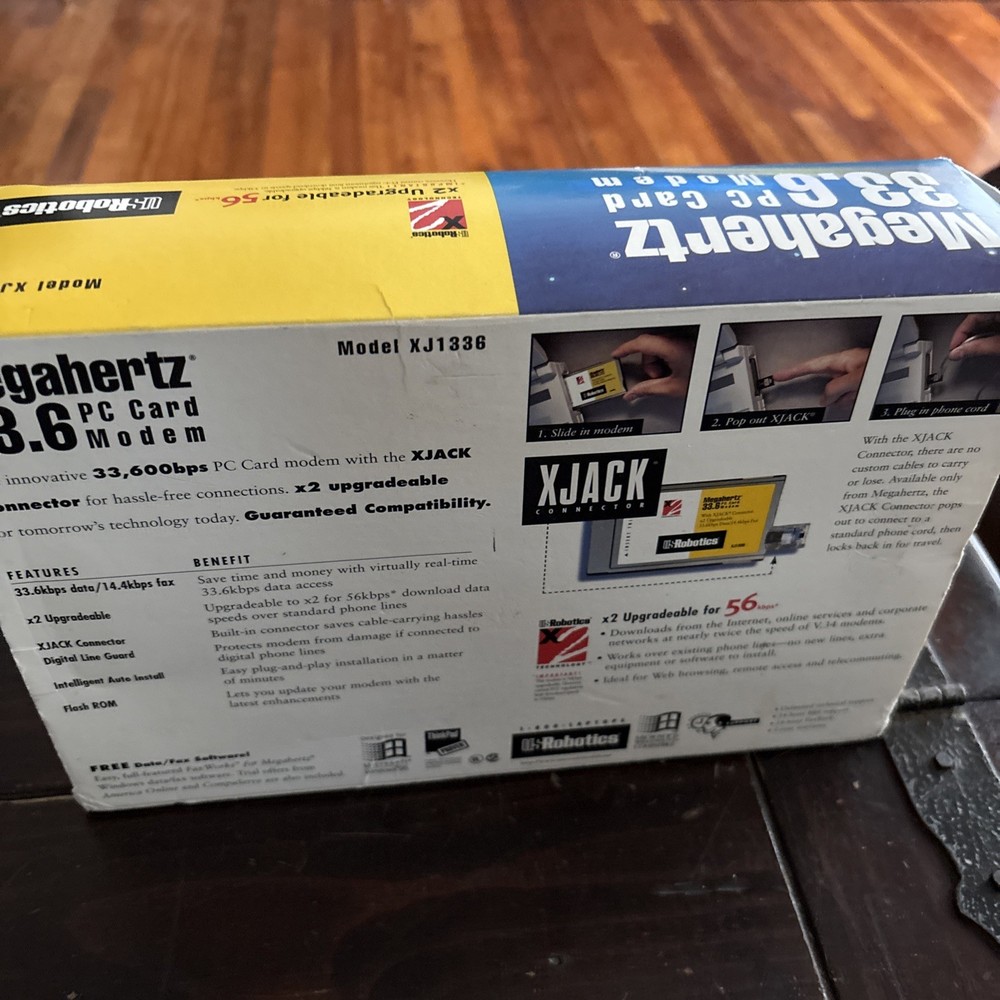 US Robotics 33.6 PC Card 56 kbps Modem