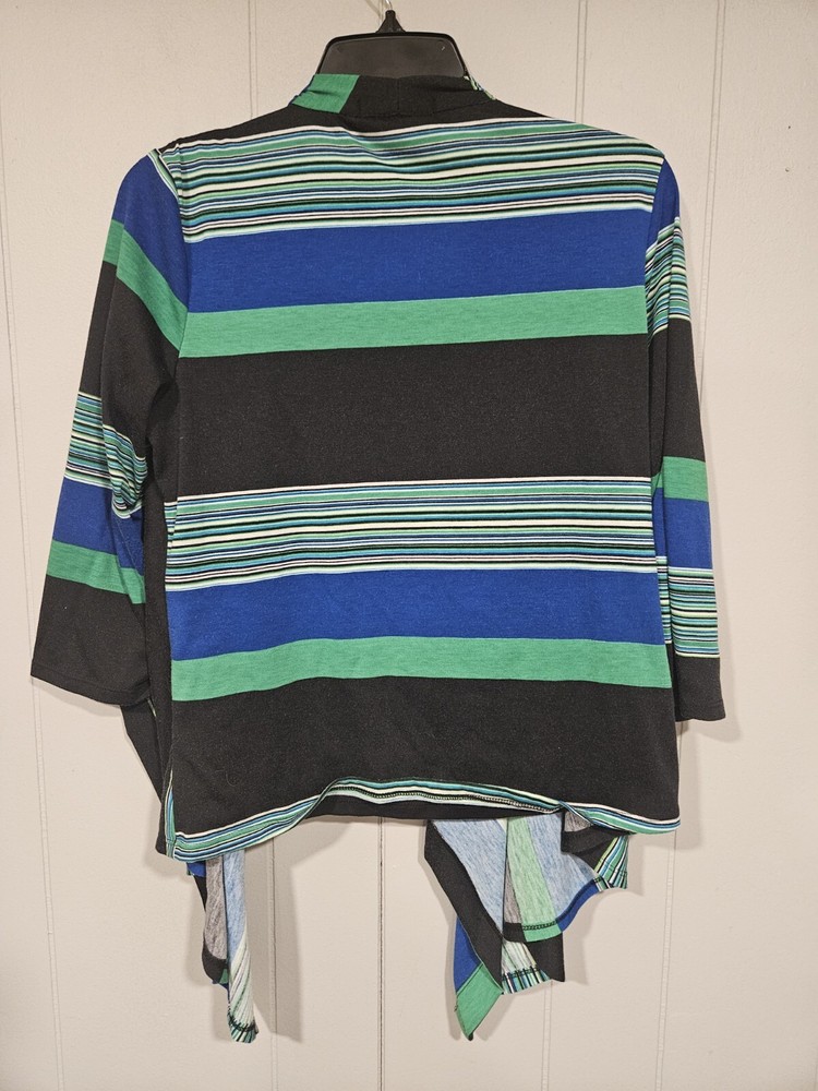 Project Blue Green Black Cardigan Pullover Tank Combo Medium Pieces Are Attached