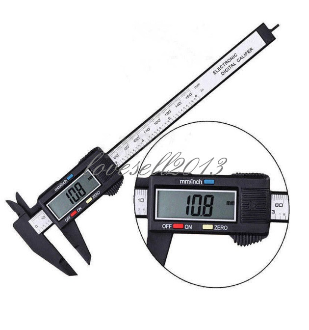 LCD Digital Electronic Carbon Fiber Vernier Caliper