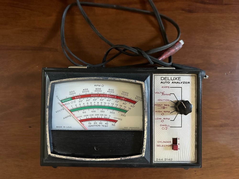SEARS Vintage Deluxe Auto Analyzer Model 244.2142
