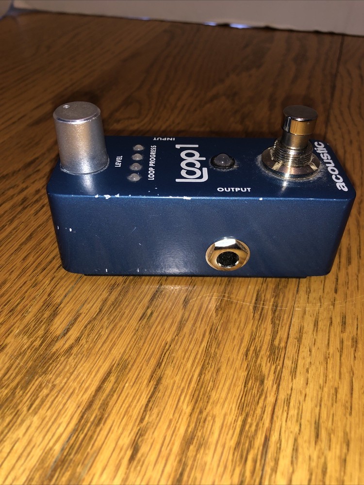 Acoustic Loop1 Looper Guitar Effect Pedal. Untested.