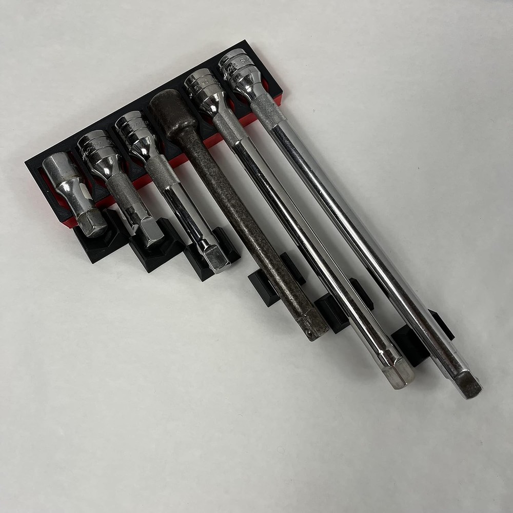 MagAttach Socket Extension Organizers 3 Piece Set Red/Black)