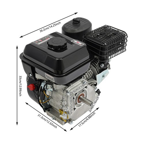212cc 7.5HP 4-Stroke Gasoline Engine Steel Start Engine W/ Pull Start