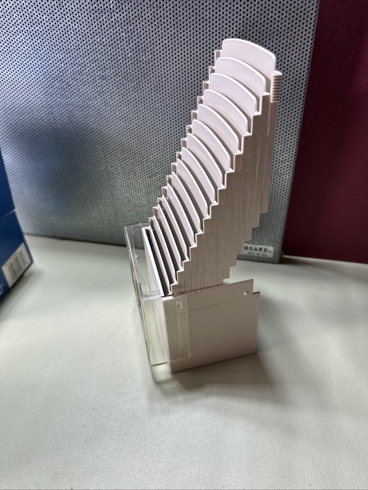 Two 3.5" Diskette Storage Step File Expanding Each Case Holds 15 Disks