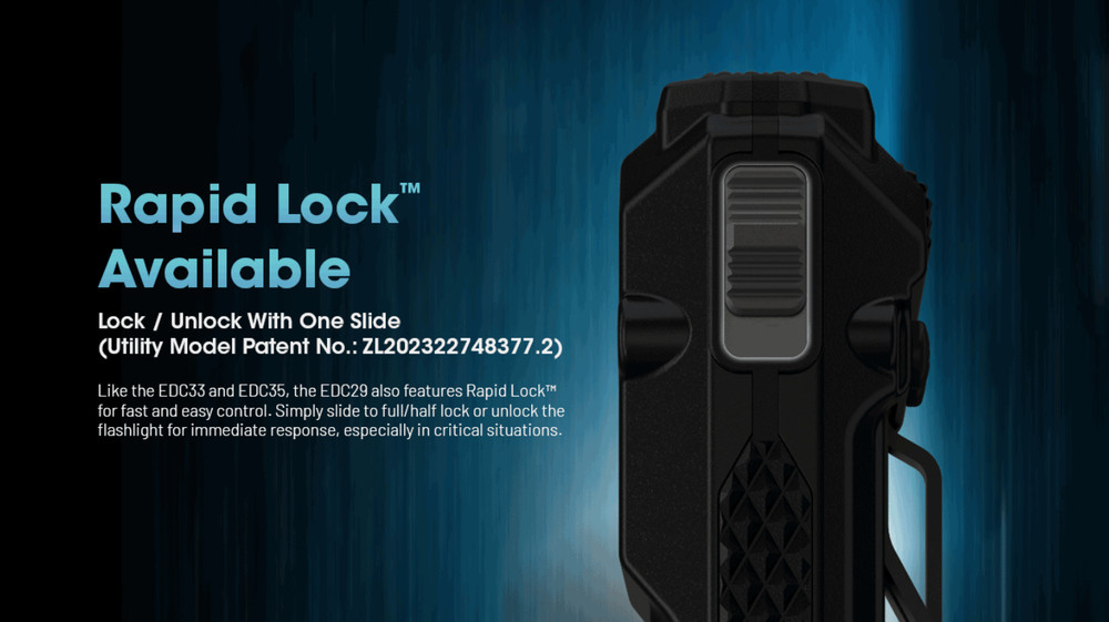 Nitecore EDC29 USB-C Charging 6500 Lumens LED Torch Flashlight