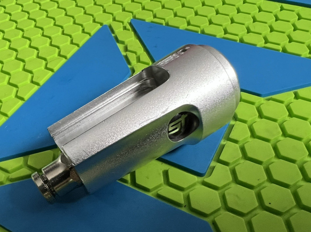 SHOCKTECH DOVETAIL MOUNT ASA + STRAIGHT MACRO FITTING- SILVER - PAINTBALL