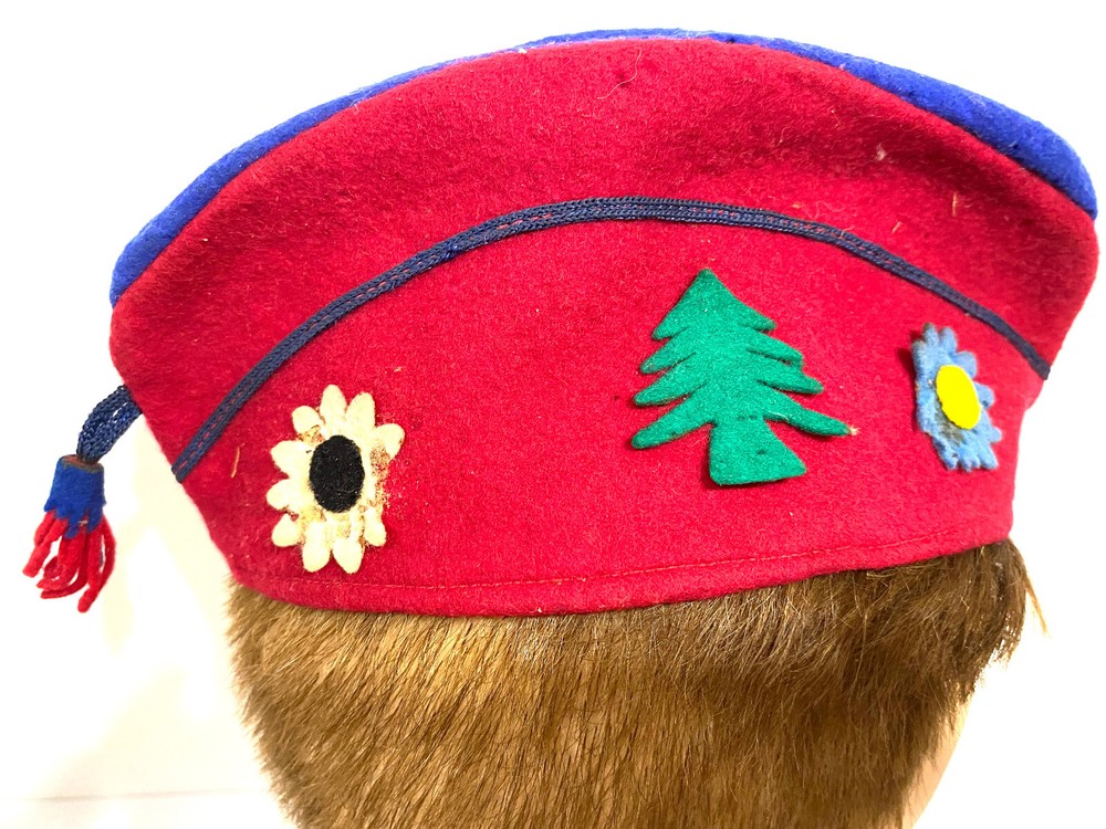 OLD KEPI CAP CAP BERET MILITARY OR CONSCRIPT VINTAGE COSTUME