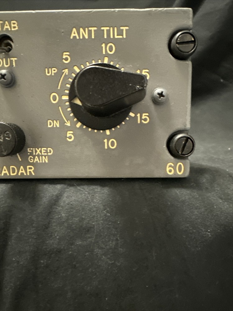 Radar Control Panel; G-2228; 26; REPAIRED