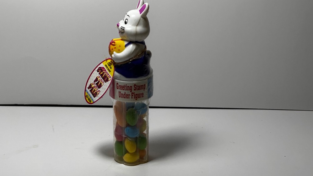 Stamp Pad Easter Bunny Candy Container Mint Unopened from 1998