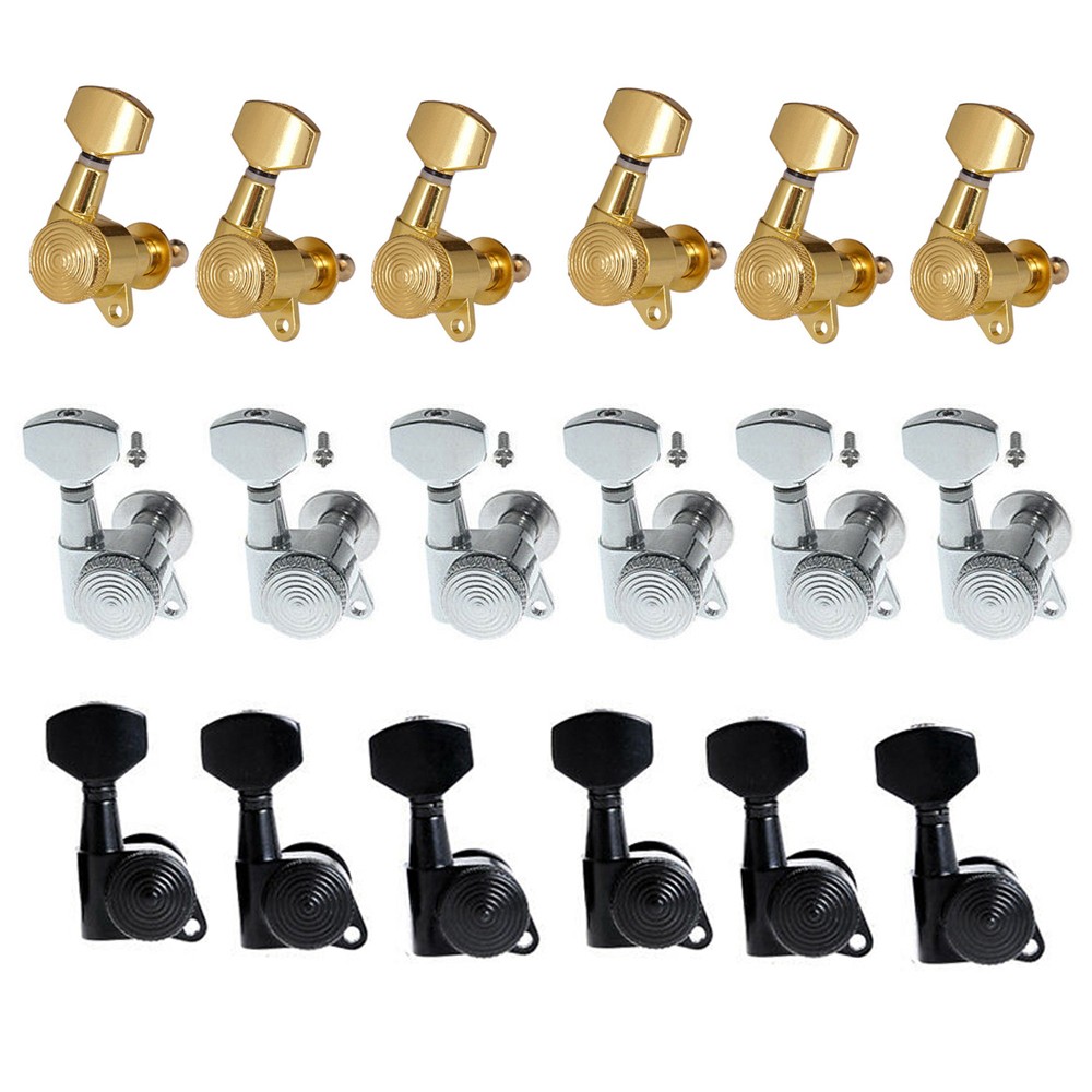 Thread Design 6R Inline Guitar Tuning Pegs Locking Tuners Keys Machine Head USA