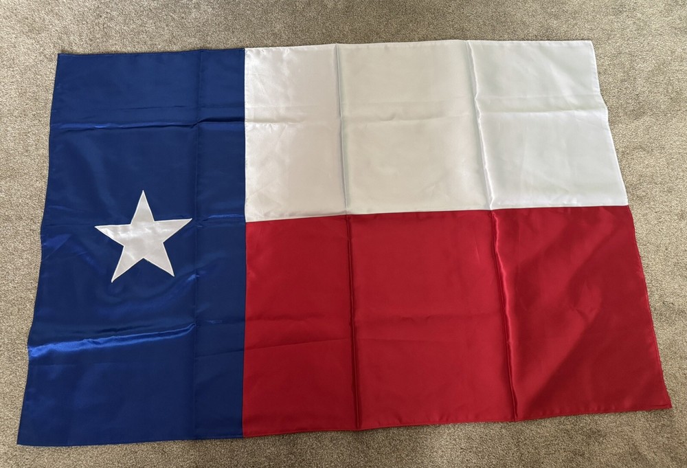 Texas State Flag Indoor Man Cave Display Silk