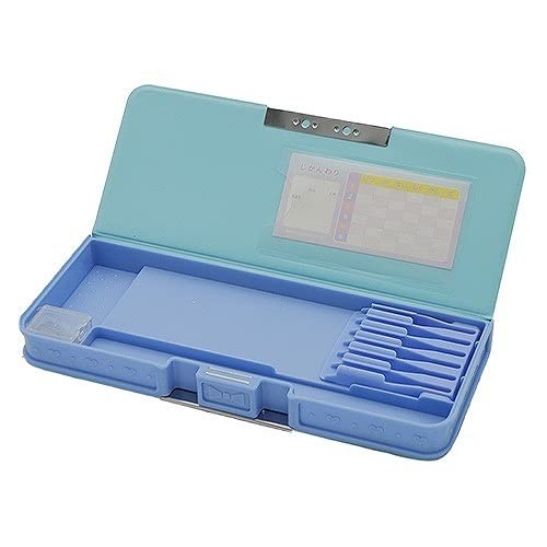 Showa Note Pencil Case Thin Type Pencil Case Light Blue
