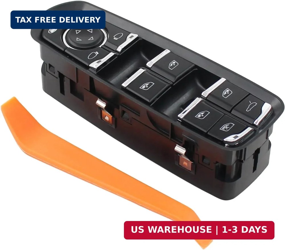 Front Left Master Power Window Switch for Porsche Panamera 2011-2016 Macan 15-24