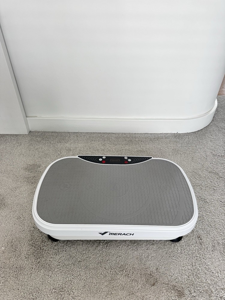 MERACH Vibration Plate Exercise Machine with LED Display and Bluetooth
