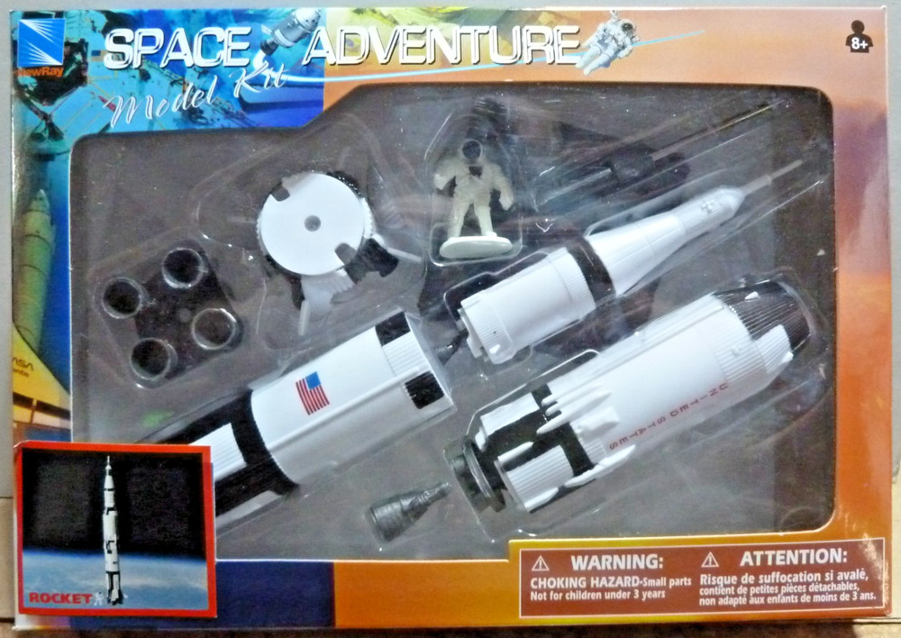 New Ray Space Adventure Model Kit Rocket & Astronaut(E)