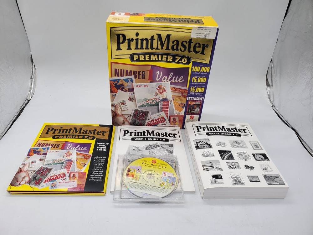PrintMaster Premier 7.0 (Mindscape) Graphics Desktop Publishing Software