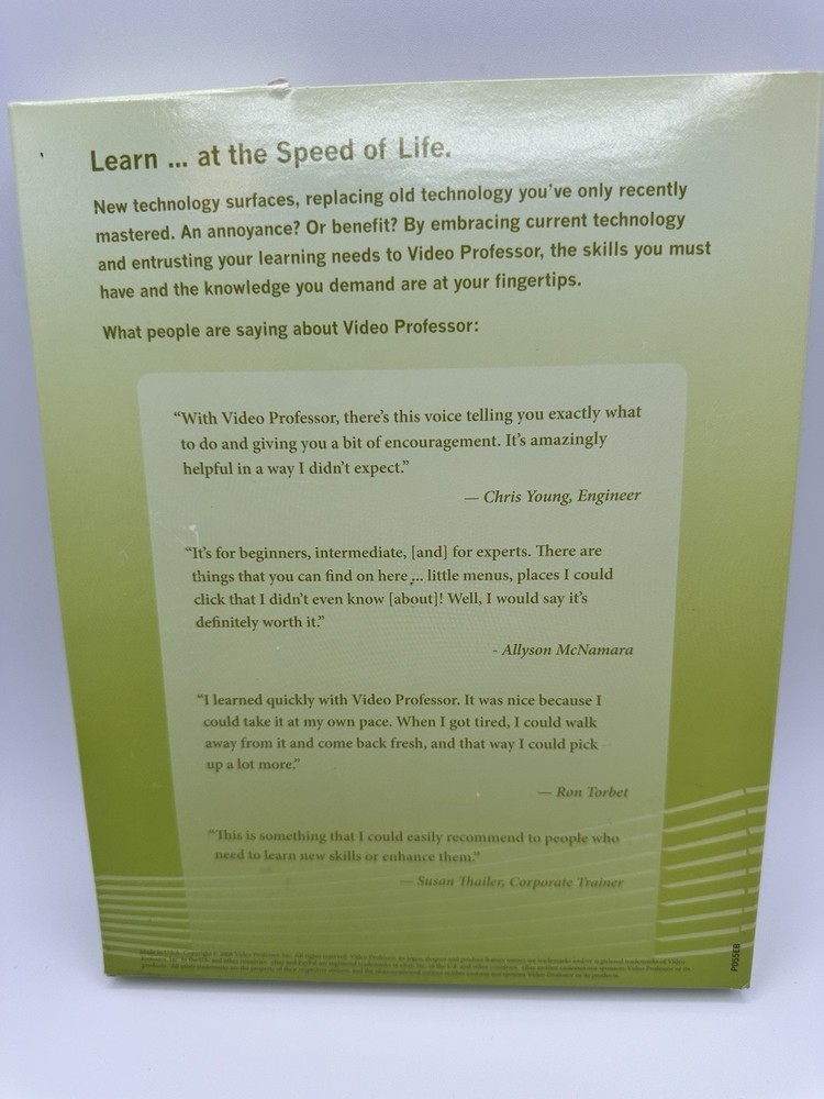 Video Professor Learn HTML-Tutorial 3-CD Set -Windows w Bonus Software Complete