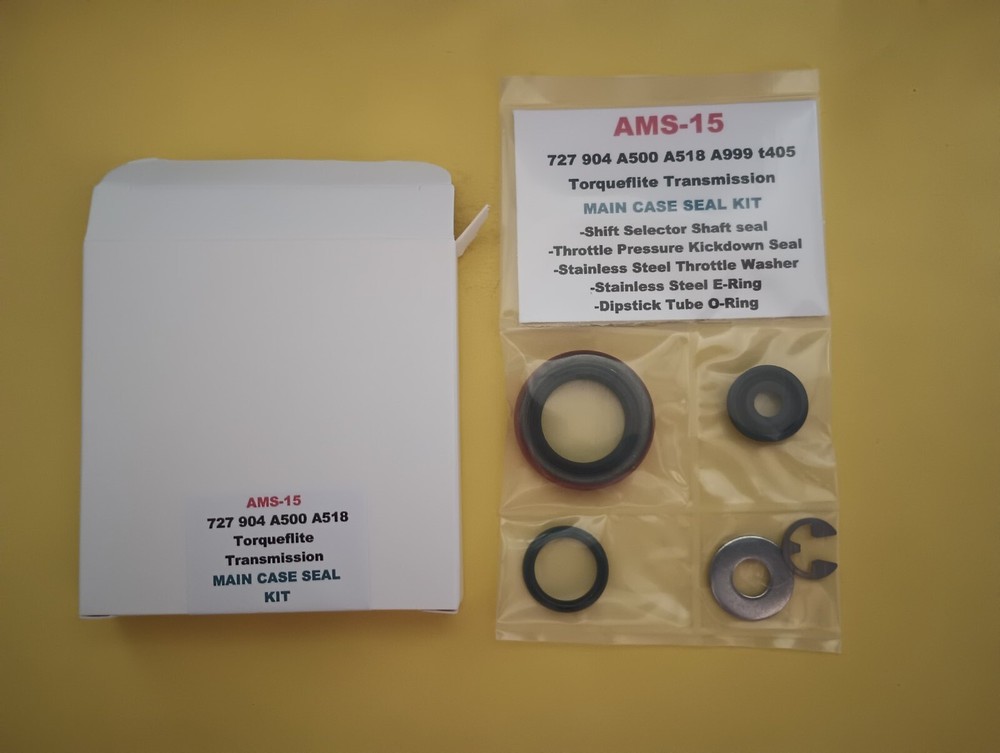 727 TF8 904 Torqueflite Shifter, Throttle , Dipstick, Stainless Washer & E-Clip