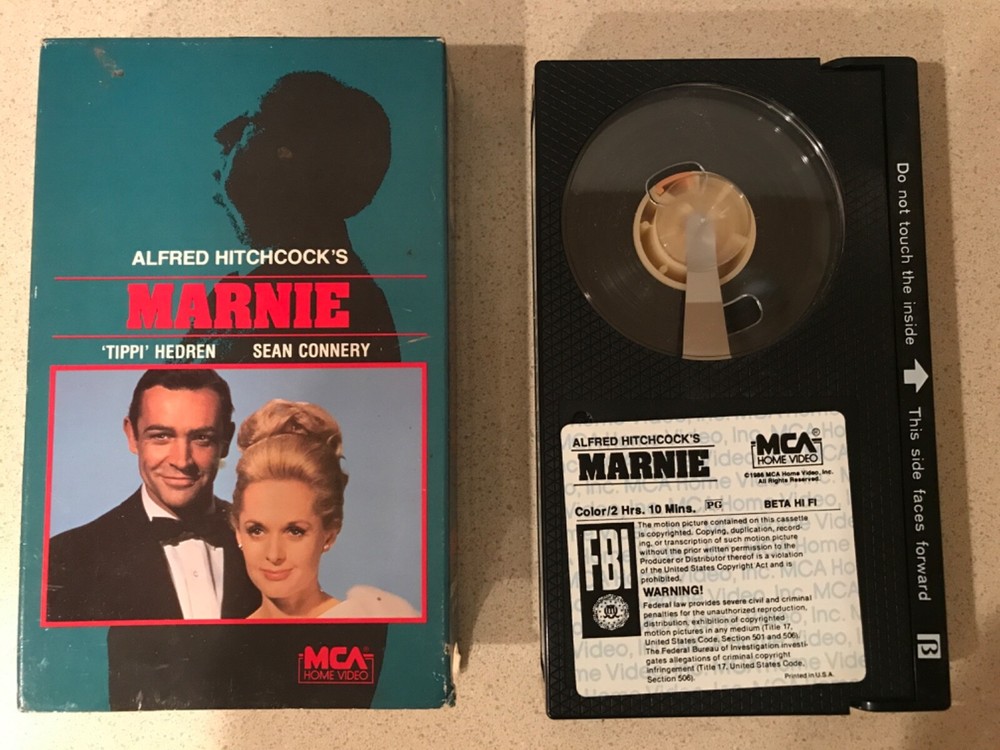 Marnie (BETA, 1986) Sean Connery, Tippi Hedren
