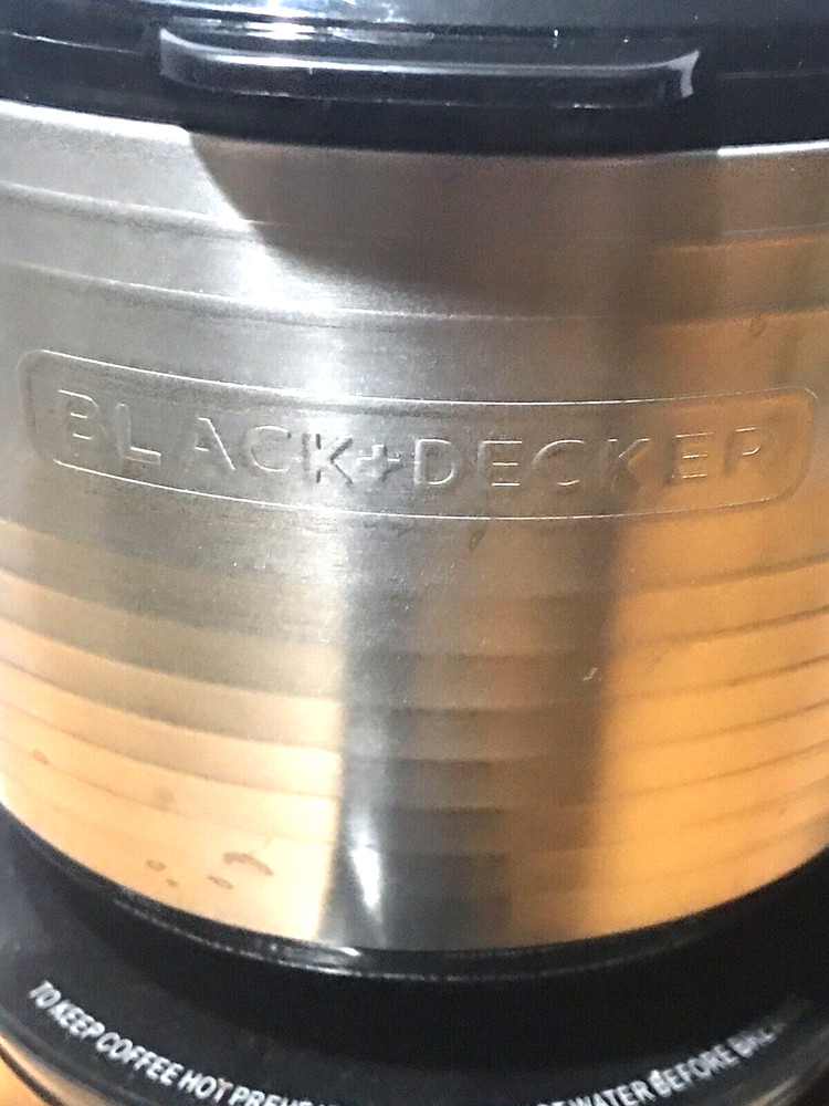 Coffee Maker 12-Cups Thermal Programmable Coffee Machine Black+Decker