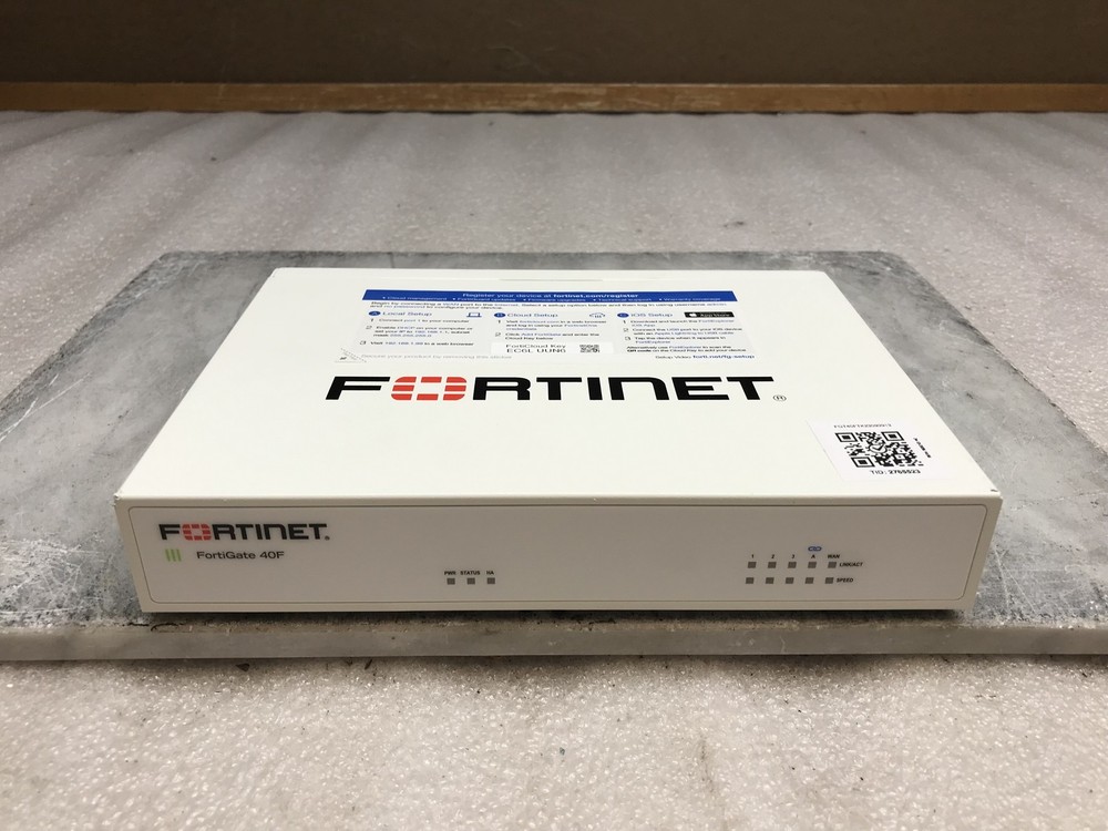 Fortinet FortiGate 40F FG-40F UTM UTP License Network Security Firewall Device