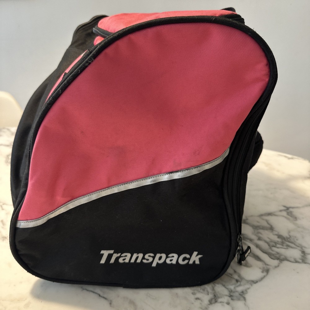 TRANSPACK EDGE JUNIOR BOOT, HELMET, & GEAR BACKPACK - PINK - ONE SIZE
