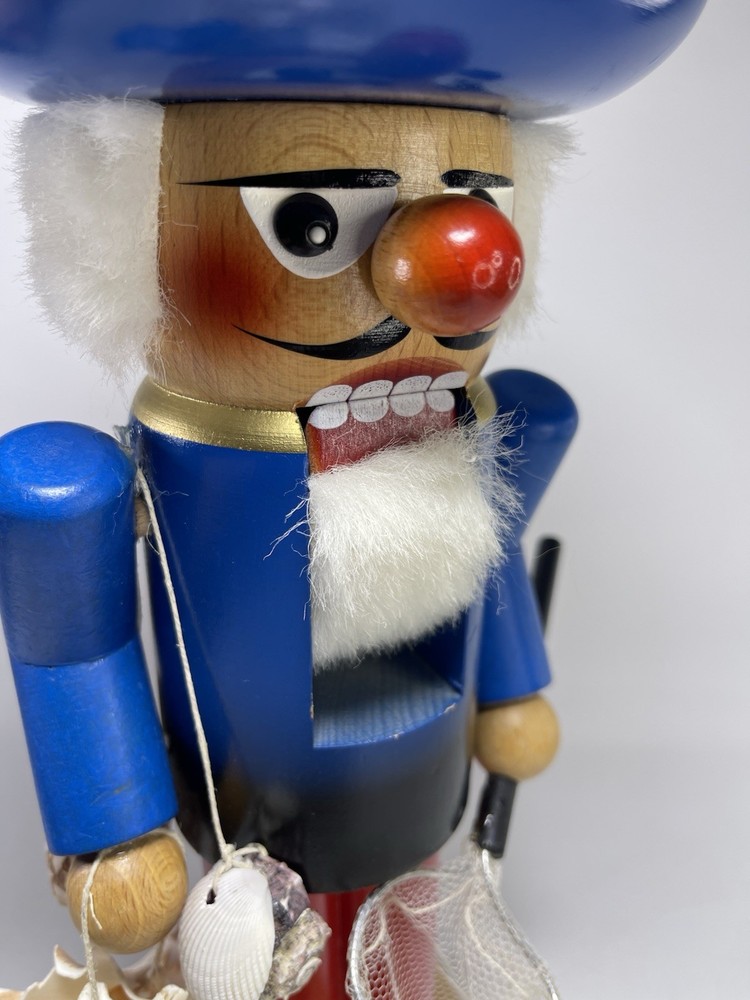 VINTAGE STEINBACH VOLKSKUNST NUTCRACKER - SEASHELLS COMPLETE GERMANY