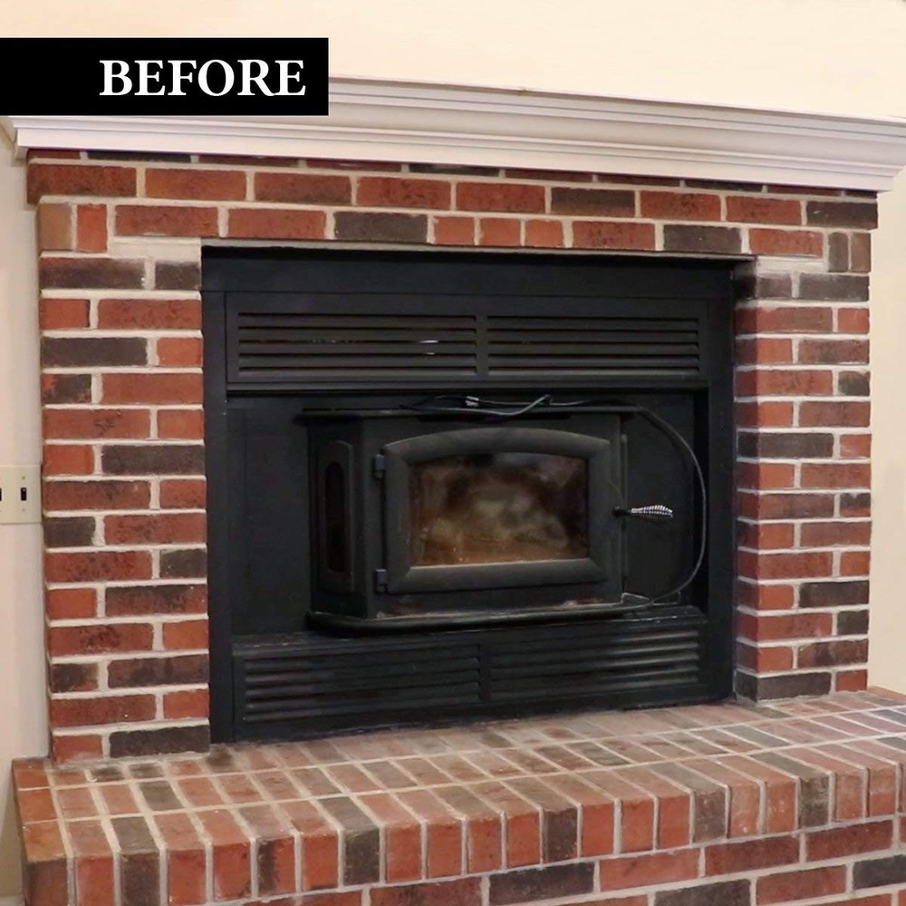 Giani Brick Transformations Whitewash Paint for Brick Walls & Fireplaces