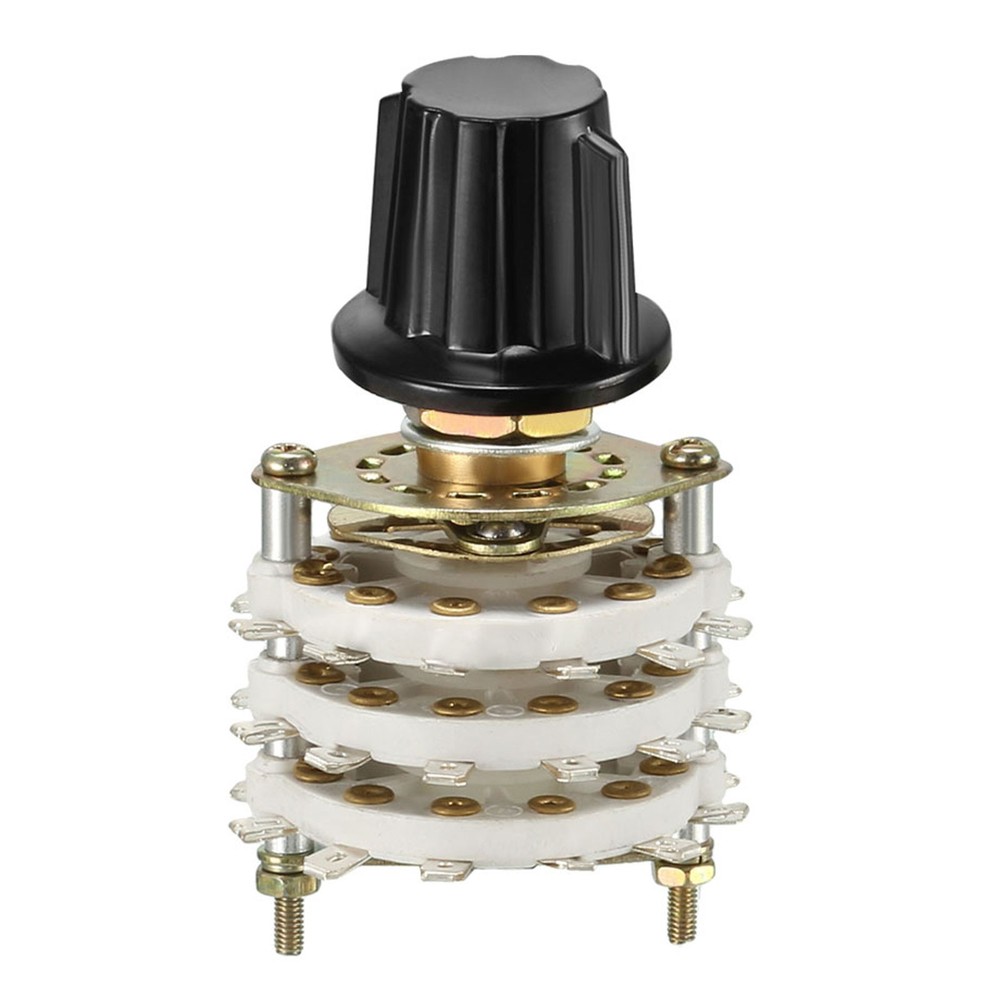 Band Selector Rotary Switch Knob 6P5T 6 Pole 5 Throw 3 Deck