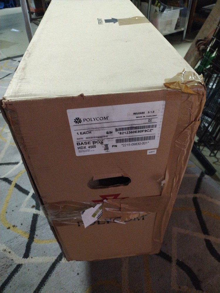 Polycom HDX4500 24" video Conferencing System new in box