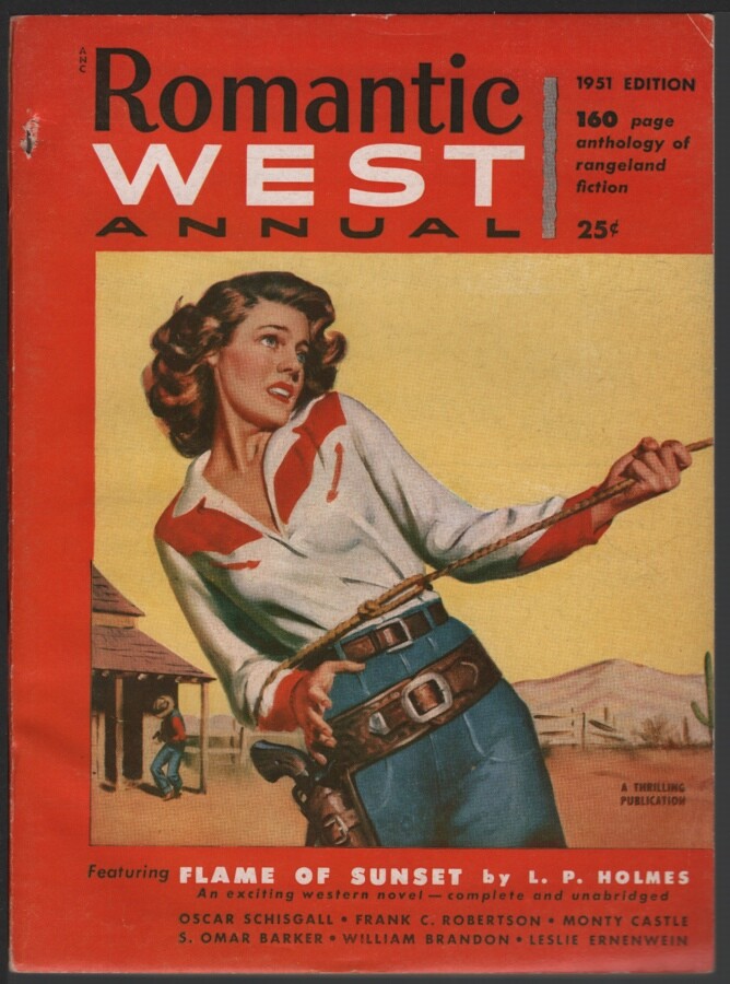 Romantic West Annual 1951. From the Thrilling group.    Pulp