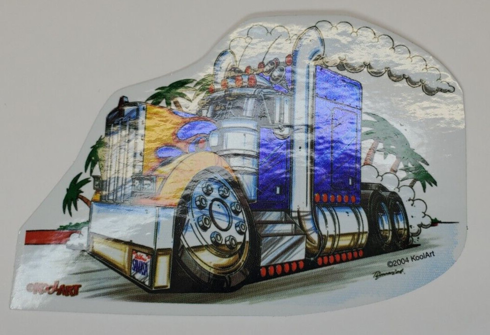Vending machine stickers Hardworkin Trucks KoolArt Complete set 1-15 2004