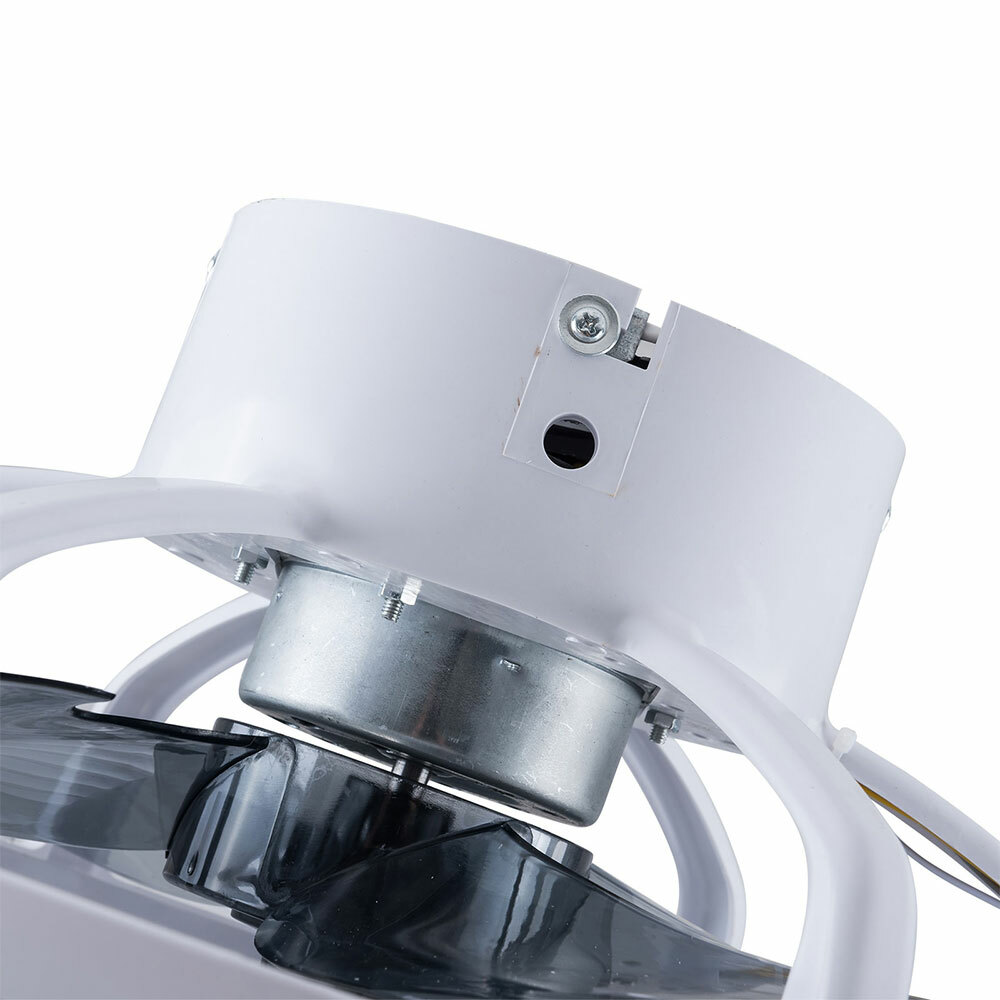 20" Ceiling fan Light With Remote Control LED Indoor Ceiling Fan Lamp Invisible