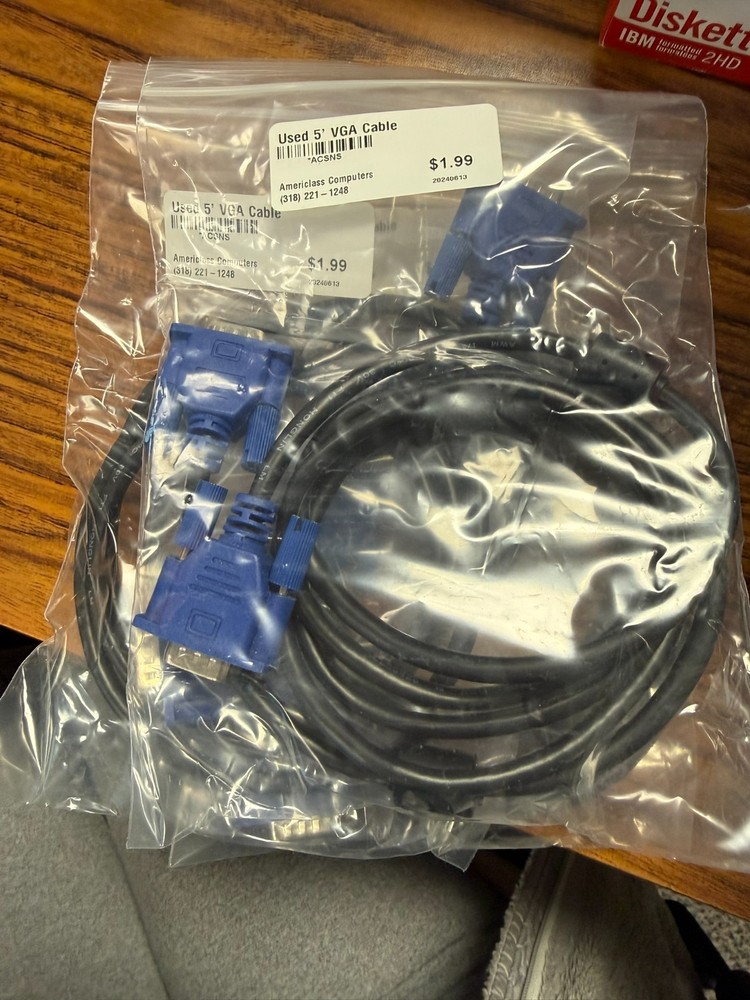 VGA Cable 5" and 6" Available (3 ct)