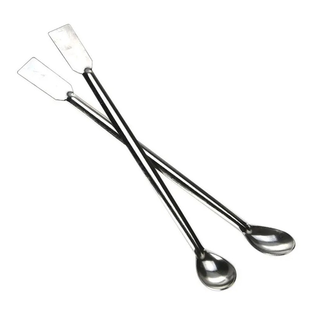 Lab Sampling Spoon Stainless Steel Effective Durable Material 200mm Stainless