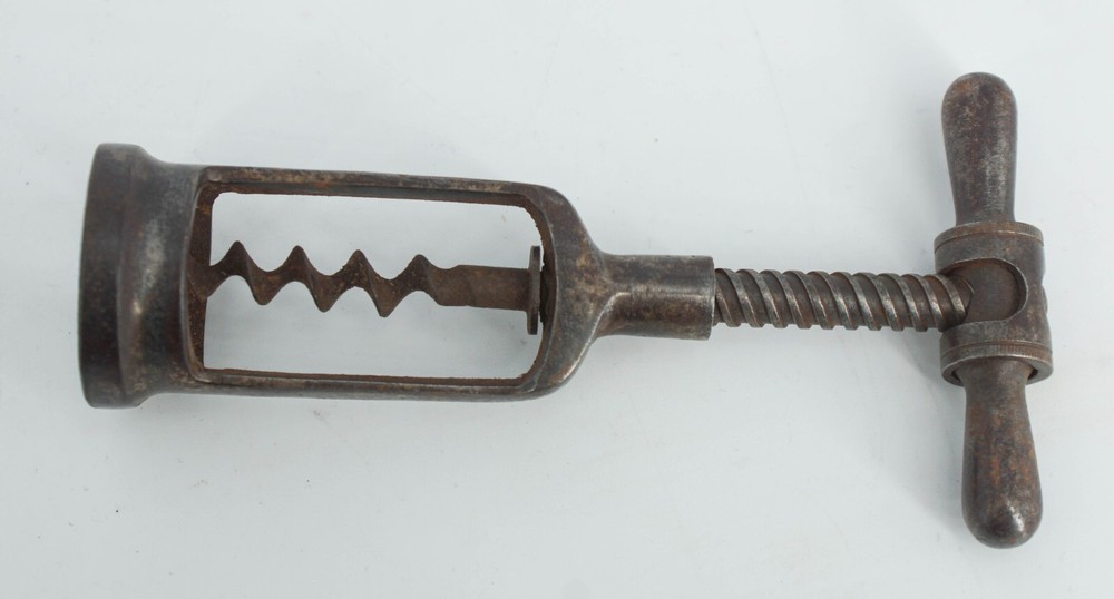 Antique Iron Corkscrew