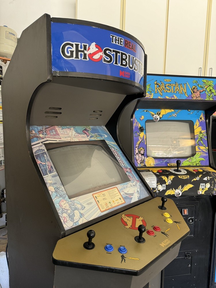 THE REAL GHOSTBUSTERS ARCADE MACHINE DATA EAST 1987 (Excellent) *RARE DEDICATED