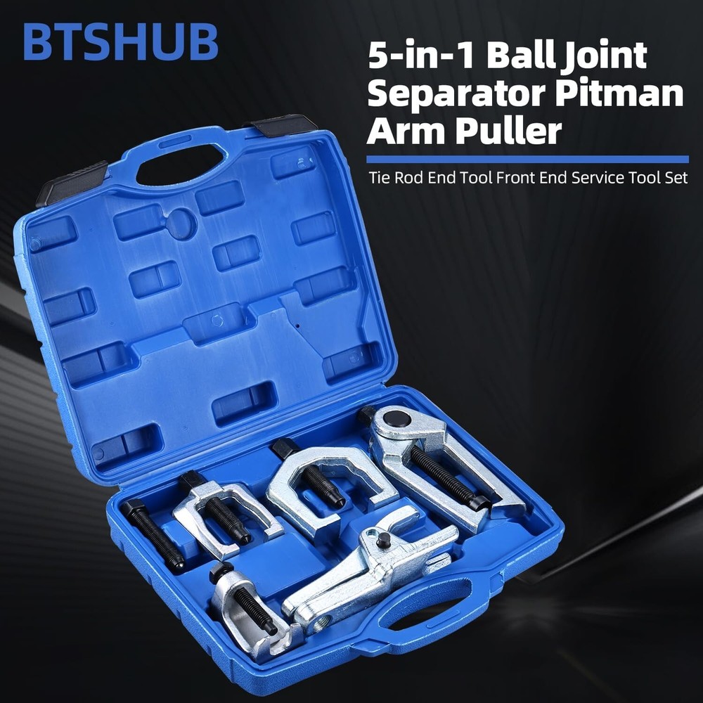 6 Pack Front End Service Tie Rod Tool Set Pitman Arm Puller Ball Joint Separator