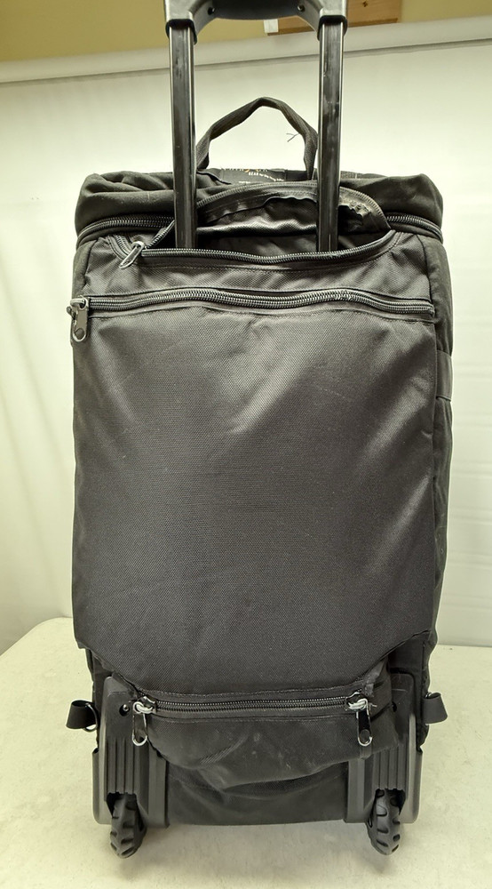 USMC THIN AIR GEAR Rolling Deployment Bag Black Duffle Huge