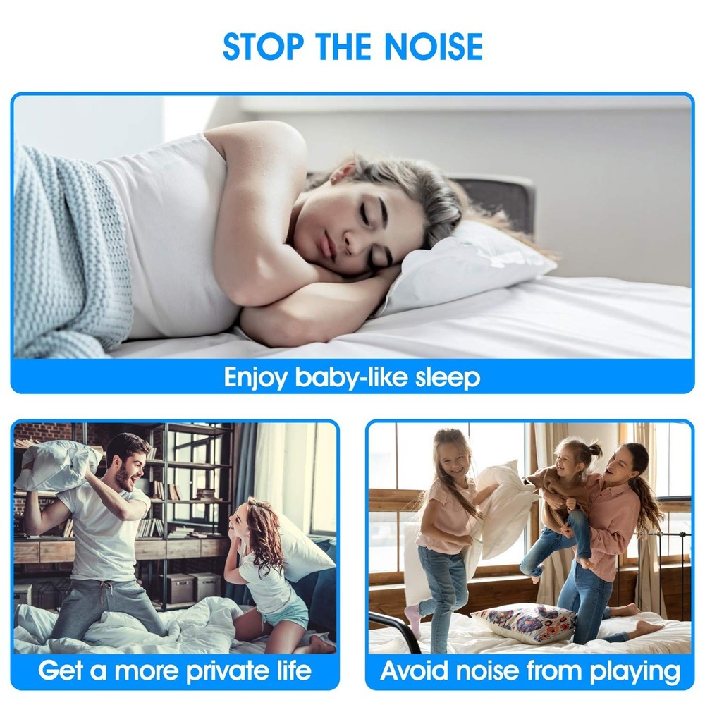 4PCS Adjustable Threaded Bed Frame Anti-Shake Tool (Upgraded), Headboard Stop...