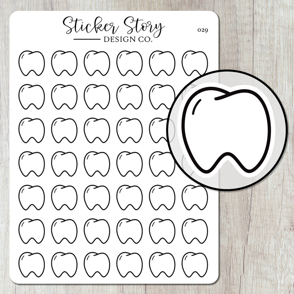 Dentist Appointment Icon Planner Stickers