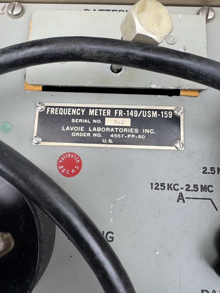 Vtg Lavoie Laboratories Frequency Meter 362