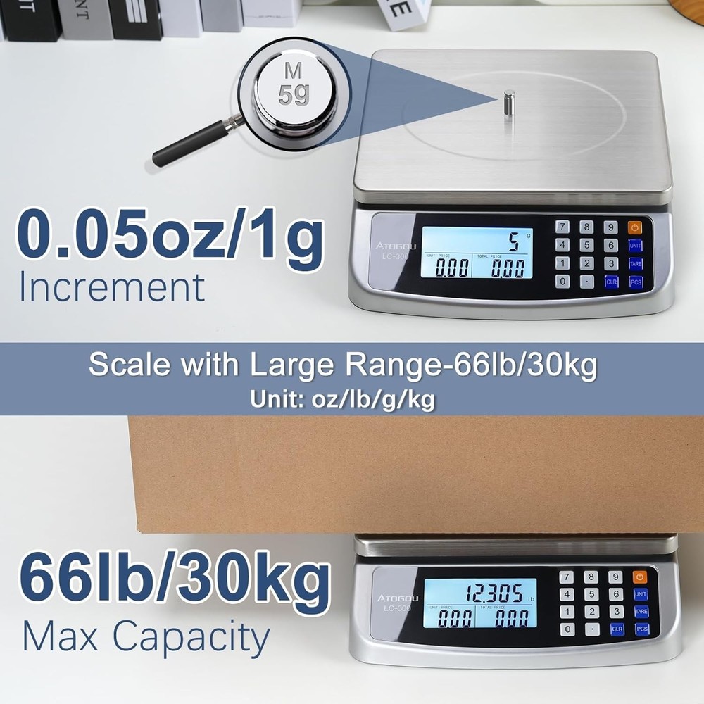 Comprehensive 110 lb Multi-Functional Kitchen Scale - Ideal for Cooking & Baking