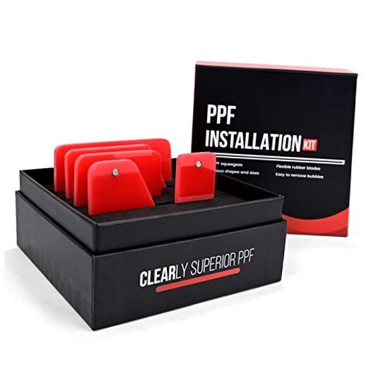 5 in 1 Magnet PPF Squeegee Kit with Packing Box, Different Magnet Red Box Set