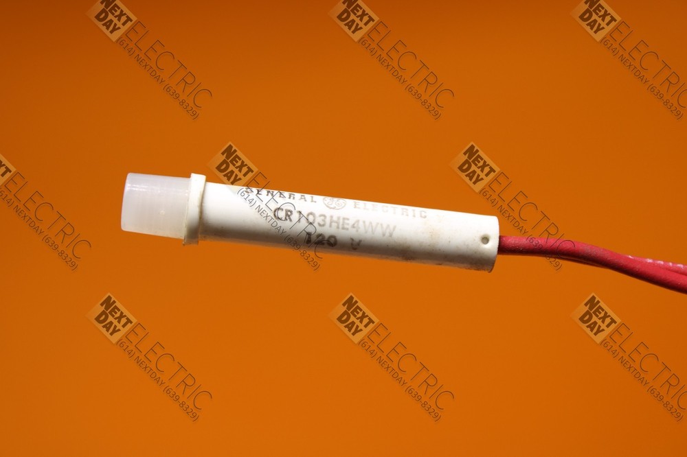 General Electric, CR103HE4WW, GE Light Lamp Indicator Panel Mount 120v White