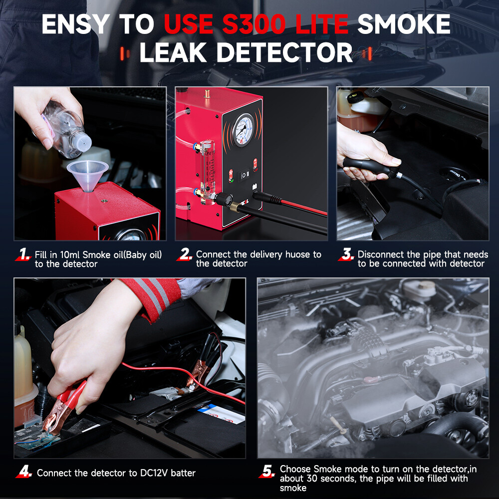 ANCEL S300 Lite Auto EVAP Smoke Machine Vacuum System Leakage Detection Tester