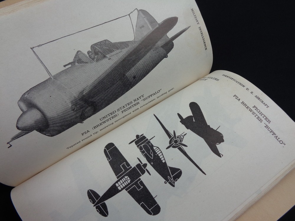 WW2 US WAR DEPT GUIDE "MILITARY INTELLIGENCE" (US Govt AIRCRAFT IDENTIFICATION)
